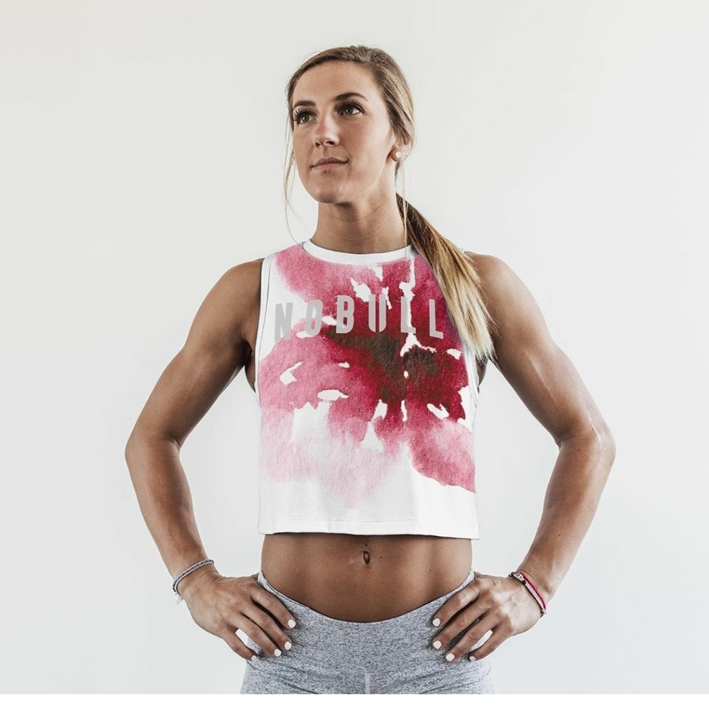 Nobull project muscle tank floral S